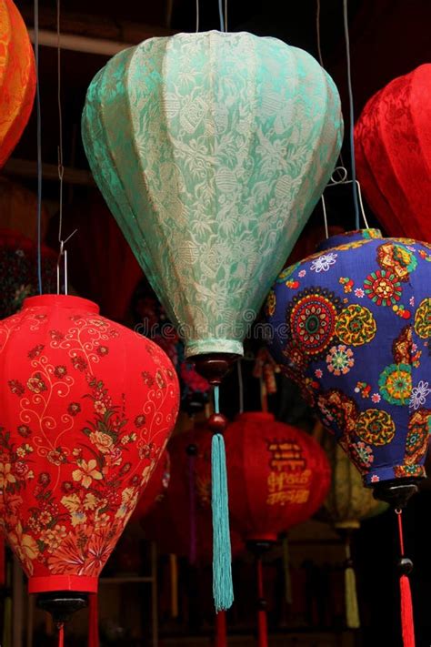 Colorful Lanterns in Hoi an Stock Photo - Image of adorn, ancient ...