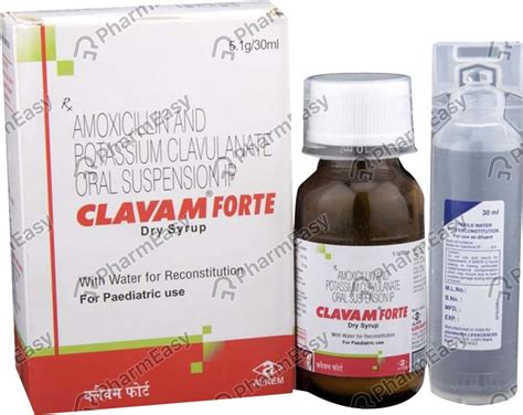 Clavam Forte Dry Syrup 30ml Uses Side Effects Price And Dosage Pharmeasy