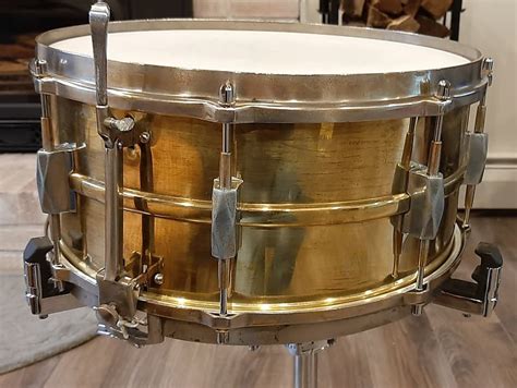 Premier Dominion Minor 1935 Brass 6 5 X 14 Snare Drum Reverb