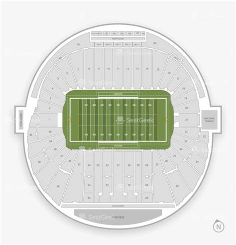 Oregon Ducks Football Stadium Map The Best Duck 2018 - Autzen Stadium ...