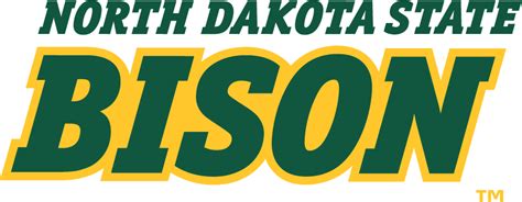 North Dakota State Bison Logo Wordmark Logo Ncaa Division I N R