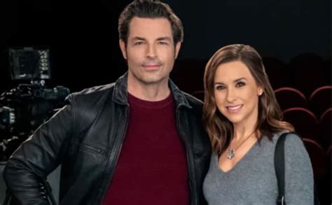 Brennan Elliott And Lacey Chabert For Crossword Mysteries TV Fanatic