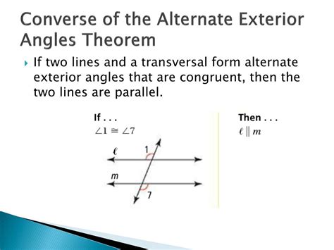 Alternate Interior Angle Converse Theorem Definition | Awesome Home