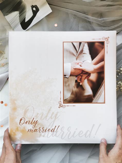 Фотоальбом на 500 фото 10х15 см с кармашками "Only Married" | Polynom