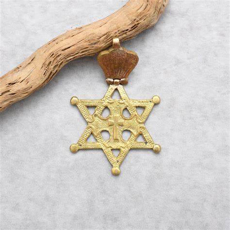 Ethiopian Star of David Pendant Ethiopian Jewelry Hinged - Etsy