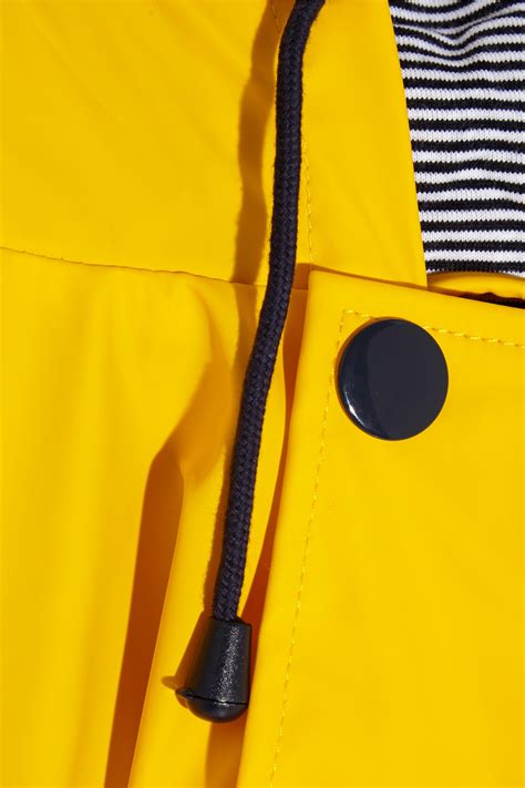 Lyst Petit Bateau Yellow Oilskin Raincoat In Yellow