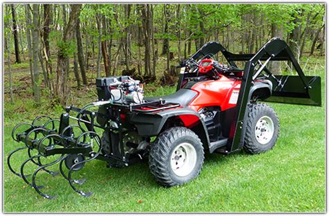 Atv Front End Loader Hydraulic Atv Attachments Atv Equipment