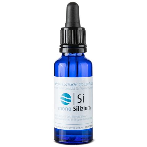 Monoatomisches Silizium 30 Ml 55 Ppm Energie Und Leben Innovative