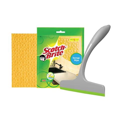 Scotch Brite Combo Of Sponge Wipe 3 Pieces And Kitchen Wiper Amazon