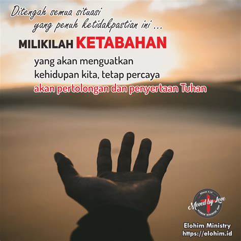 Pentingnya Ketabahan Elohim Ministry