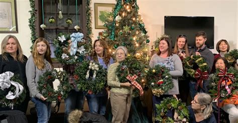 Holiday Wreath Making New Jersey Botanical Garden