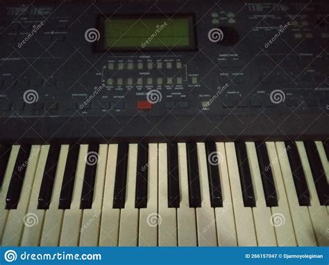 Instrument Keyboard Music Korg Song Style Stock Image Image Of