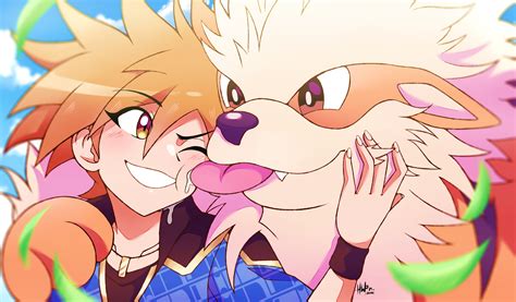 Blue Oak Arcanine And Blue Oak Pokemon And More Drawn By