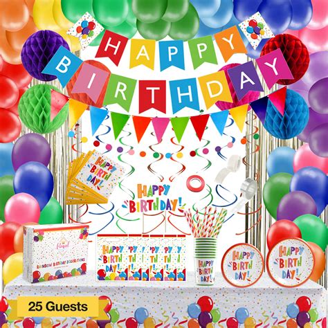 Top more than 144 rainbow birthday party decorations - seven.edu.vn