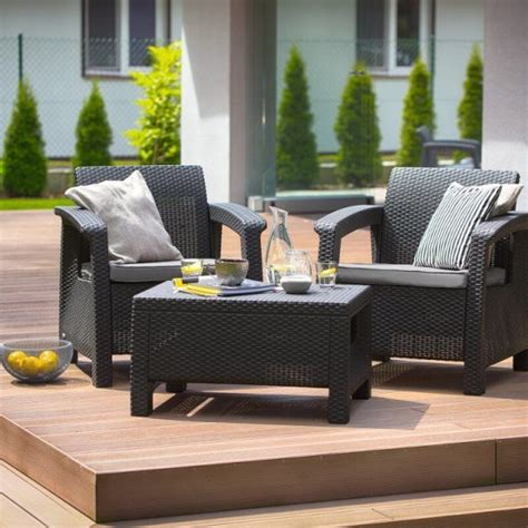 Набор Пластиковой Мебели Keter Corfu II Weekend Set 223250 для Балкона ...