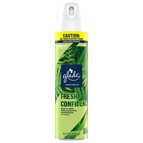 Glade Air Freshener Room Spray Fresh Confidence Shop Air Fresheners