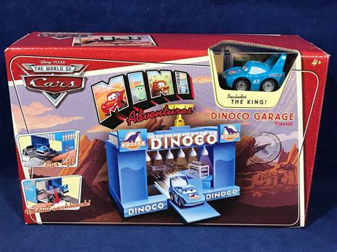 New Dinoco Garage Playset Pixar Cars Mini Adventures The King