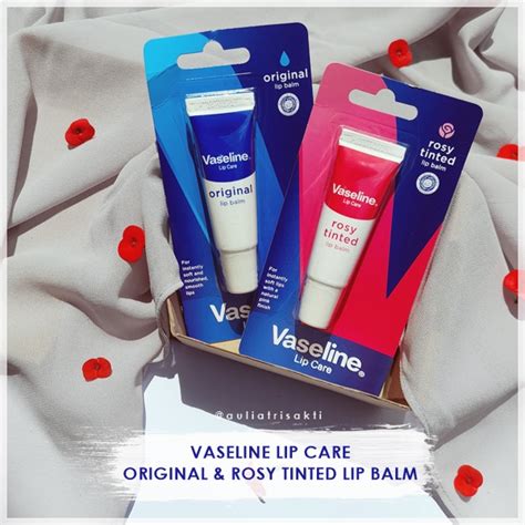 REVIEW VASELINE LIP CARE ORIGINAL ROSY TINTED LIP BALM BEKIKA ROOM