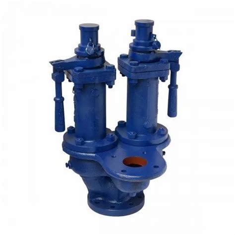 Medium Pressure Cast Iron Double Post Safety Valve For Steam Model