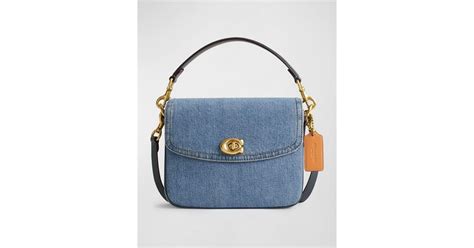 Coach Cassie 19 Denim Crossbody Bag In Blue Lyst