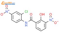 N 2 chloro 4 nitrophenyl 2 hydroxy 3 nitrobenzamide 33580 97 1 深圳爱拓化学