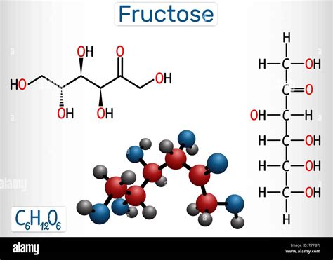 La Fructosa D Fructosa Mol Cula La Forma Lineal F Rmula Qu Mica