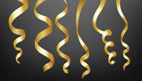 Gold Glitter Ribbon Vector Art, Icons, and Graphics for Free Download