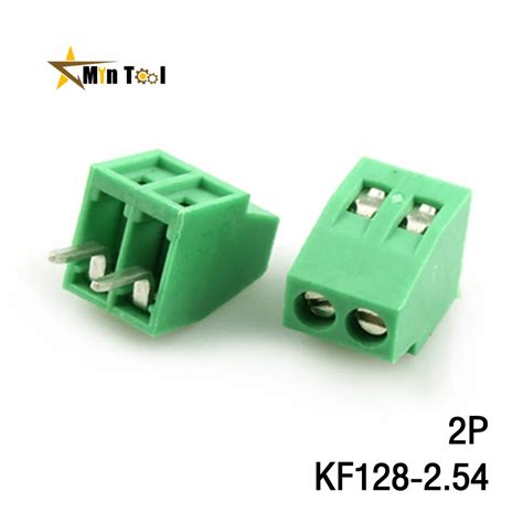 10pcs KF128 2 54mm PCB Mini Screw Terminal Blocks Connector For Wires