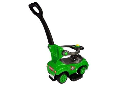 Toddlers Ride On Push Along with Parent Handle Mega Car 3in1 Green ...