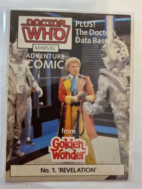 DOCTOR WHO GOLDEN Wonder 1986 Mini Comics Collection 6th Doctor Colin