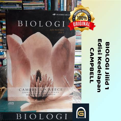 Jual Buku Biologi Jilid 1 Ed 8 By Campbell Penerbit Erlangga Shopee