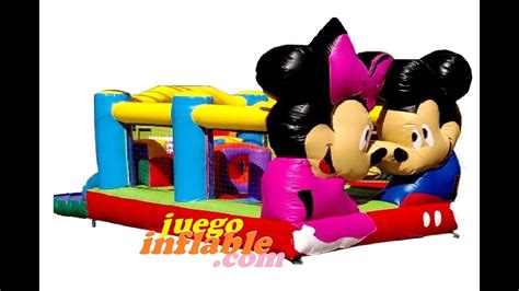 Juegos Inflables Mickey Youtube