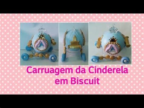 Diy Carruagem Da Cinderela Em Biscuit Sem Moldes Biscuit Ems Snow