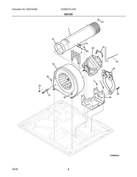 Electrolux Motor Coast Appliance Parts