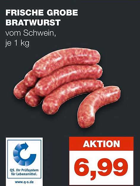 Frische Grobe Bratwurst Angebot Bei Real