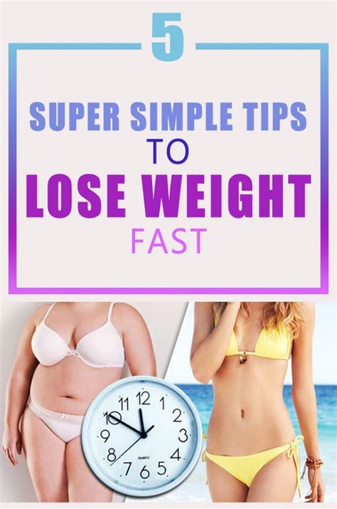 5 Super Simple Weight Loss Tips Ladies