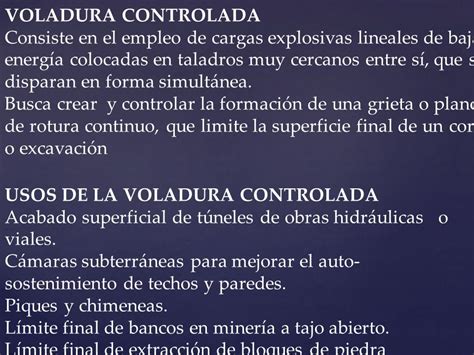 Para El Xito De Una Voladura Es Necesario Seleccionar Correctamente