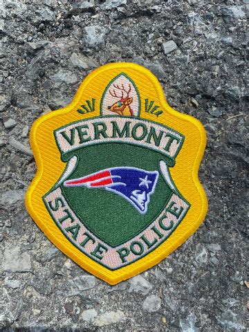 Vermont State Police Patriots Patch – Vermont Trooper Store