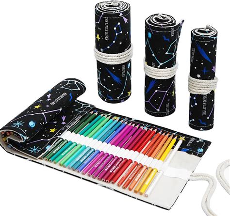 Amazon Diyomr Slots Pencil Wrap Pencil Rolls Artist