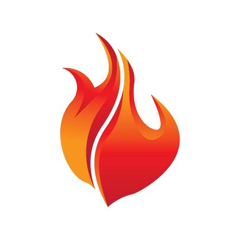 Fire logo design illustration and fire symbol 14392764 Vector Art at ...