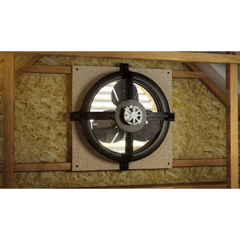 Air Vent 17.875-in Dia Solar Gable Vent Fan at Lowes.com