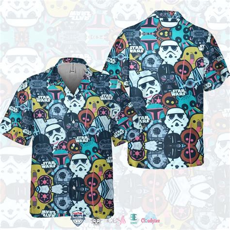 Star Wars Characters Hawaiian Shirt Homefavo