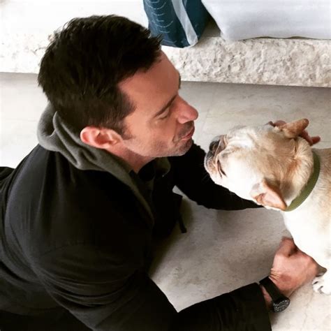 Hugh Jackman Smooches His New Pup Picture | Celebs and Their Pets - ABC ...