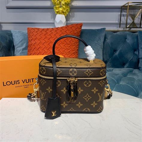 Louis Vuitton Vanity Pm Monogram And Monogram Reverse Canvas By Nicolas Ghesquiere For Women