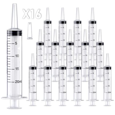 Buy Excefore 20ml Plastic Syringe Large Syringes Tools For Liquid