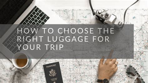 How To Choose The Right Luggage For Your Trip Looknwalk