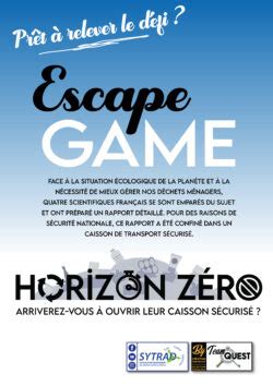 Escape Game Horizon Zero Site De La Commune De Montmeyran