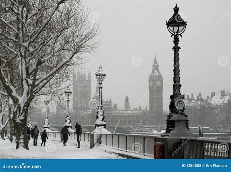 Snow London Editorial Image Image 8004855