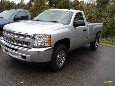 2012 Silver Ice Metallic Chevrolet Silverado 1500 Ls Regular Cab 4x4