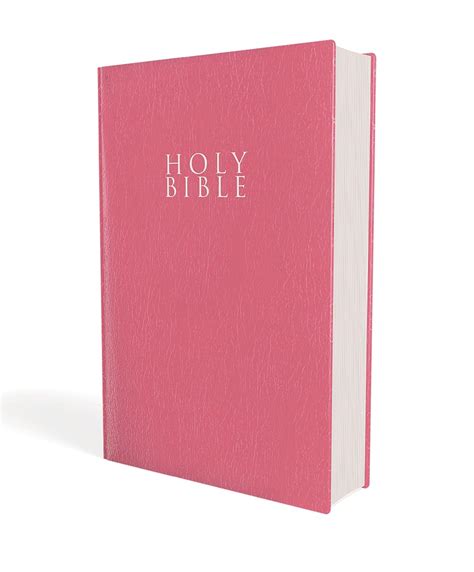 Niv Gift And Award Bible Leather Look Pink Red Letter Edition